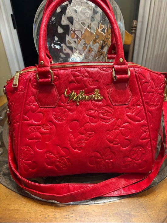 Disney Handbags - 🐭Loungefly x Disney Minnie Mouse Embossed Satchel
